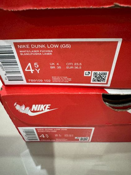 รองเท้า Nike รุ่น Dunk Low สีชมพู รูปที่ 5