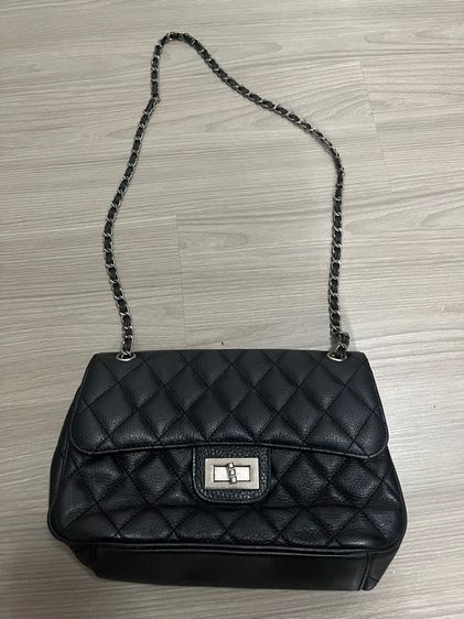 ไม่ระบุ ดำ หนังแท้ กระเป๋าสายโซ่ของ piorena แท้ๆ สภาพดีค่ะ