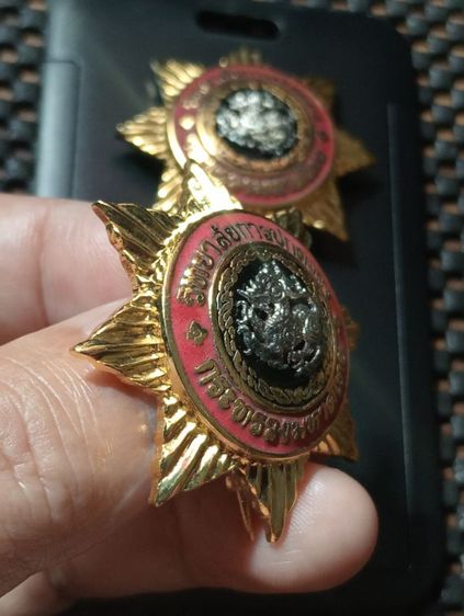 เข็มมหาดไทยสิงห์เงินเนื้อโลหะสภาพเยี่ยม รูปที่ 11