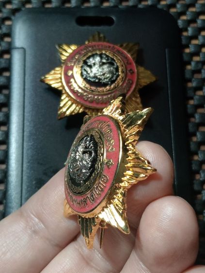 เข็มมหาดไทยสิงห์เงินเนื้อโลหะสภาพเยี่ยม รูปที่ 12