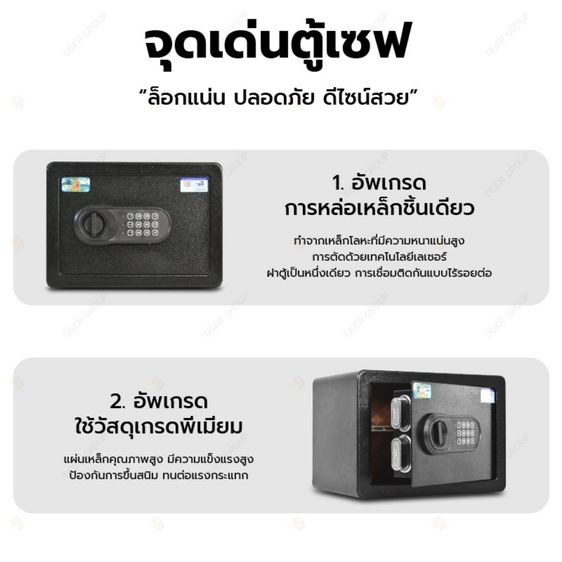 ตู้เซฟนิรภัย รุ่น 25 ซม. รูปที่ 4