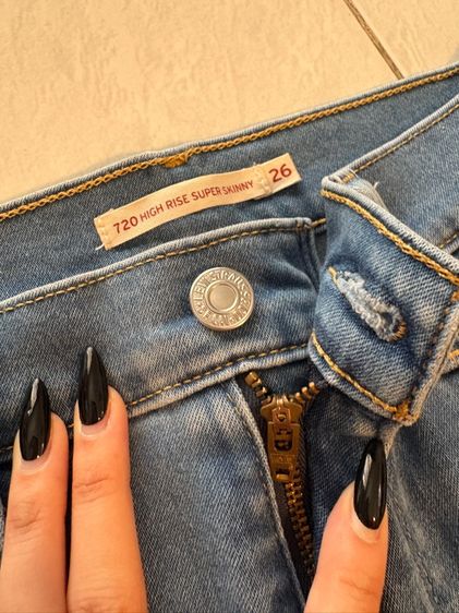 Levi’s กางเกงยีนส์ High Rise Super Skinny รูปที่ 3