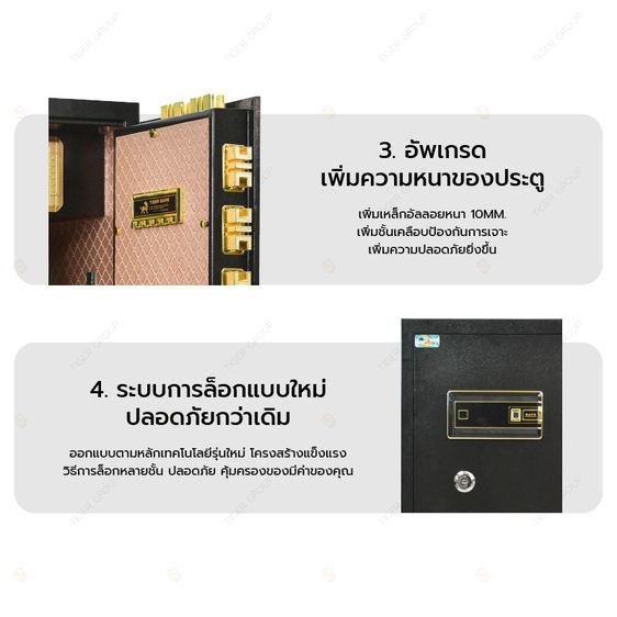 ตู้เซฟนิรภัย รุ่น 100 ซม. รูปที่ 6