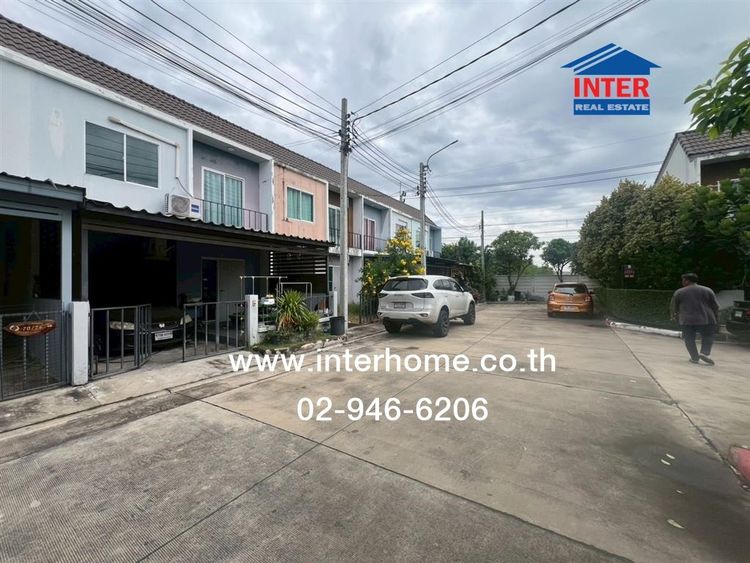 ทาวน์เฮ้าส์ 2 ชั้น 18.7 ตร.ว. หมู่บ้านเดอะ เพลส กาญจนาภิเษก-ราชพฤกษ์2 ใกล้บิ๊กซี ไทรน้อย ซอยหมู่6 ถนนบางกรวย-ไทรน้อย ถนนกาญจนาภิเษก