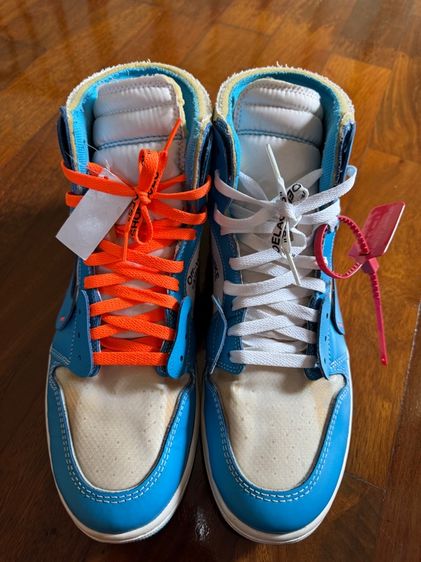 jordan 1 retro high off-white university blue รูปที่ 7
