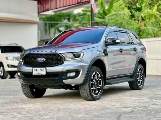 Ford Everest 2020 2.0 Turbo Sport ดีเซล เกียร์อัตโนมัติ เทา