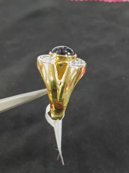 แหวนทองคำเพชรพลอยนิล รูปที่ 5