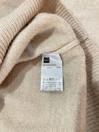 เสื้อไหมพรม GU size m รูปที่ 5