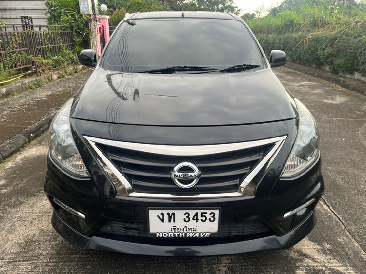 Nissan Almera 2018 1.2 E Sportech Sedan เบนซิน ไม่ติดแก๊ส เกียร์อัตโนมัติ ดำ