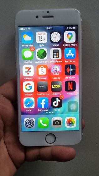 iPhone 6  สีทอง ใช้งานปกติ รูปที่ 3