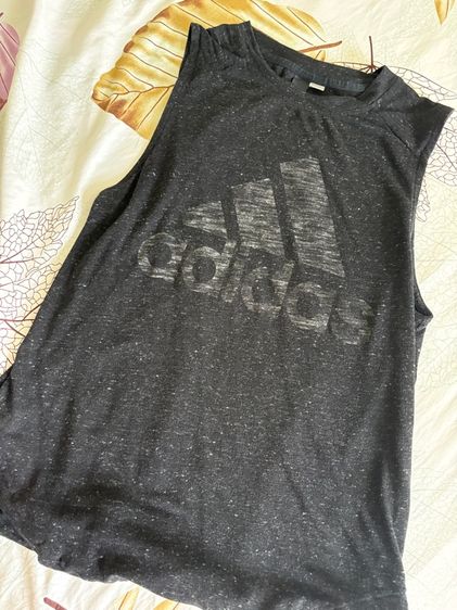 Adidas เสื้อออกกำลังกายแขนกุด สภาพดีเหมือนใหม่ Unisex