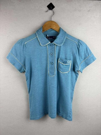 เสื้อโปโล FRED PERRY แท้ 💯 size ขนาดอก 17 ยาว 24 นิ้ว สภาพดีมาก สีสวย ทรงสวย เนื้อผ้าดีมาก หายากน่าสะสมครับ