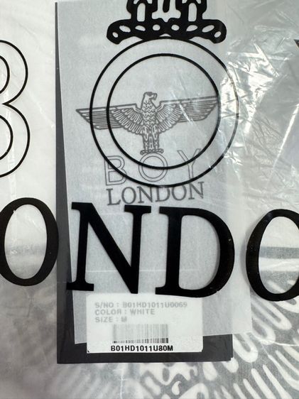 เสื้อฮู้ดBoy London🦅💛 มือ1 ไซต์S-Mใส่ได้ รูปที่ 5