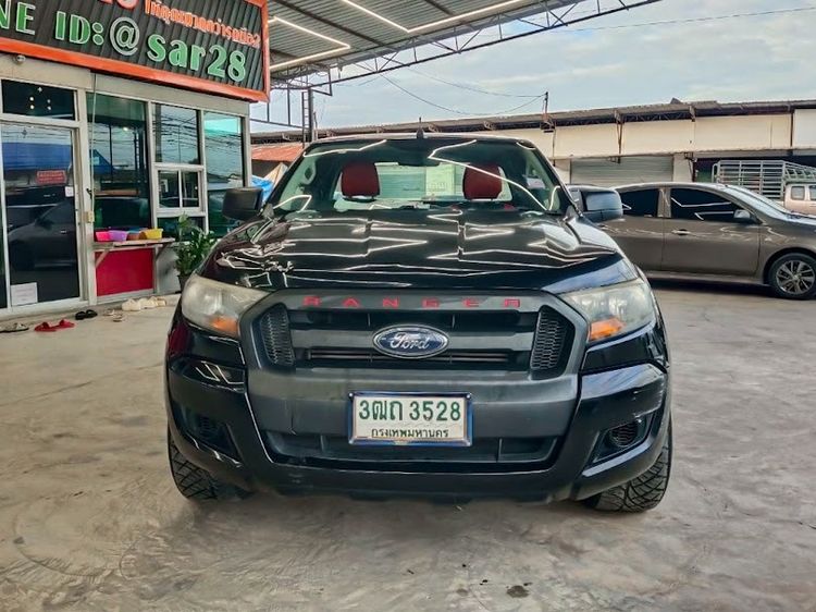 Ford Ranger 2017 2.2 XL Pickup ดีเซล ไม่ติดแก๊ส เกียร์ธรรมดา ดำ รูปที่ 2