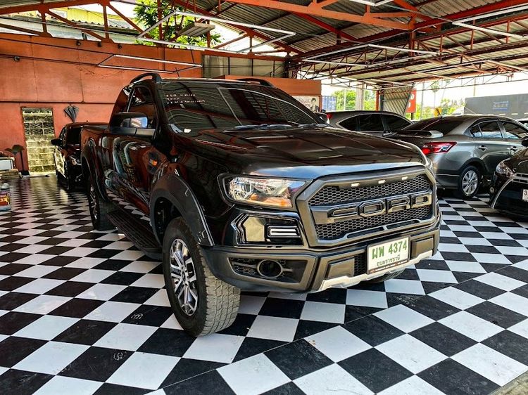 Ford Ranger 2021 2.2 Hi-Rider XL Plus Sport Pickup ดีเซล ไม่ติดแก๊ส เกียร์ธรรมดา ดำ รูปที่ 3