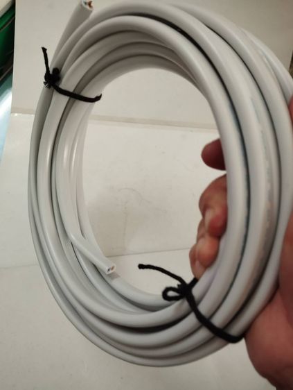 สายไฟคู่ VAF 2x4 SQ.MM ยาว 8 เมตร ทองแดงแท้  (ยกม้วน) ไม่ตัดแบ่ง รูปที่ 5