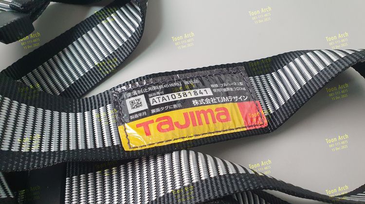 ชุดเข็มขัดนิรภัย (Full Body Harness) Tajima รุ่น A1GSMJR-WL2WH  รูปที่ 6