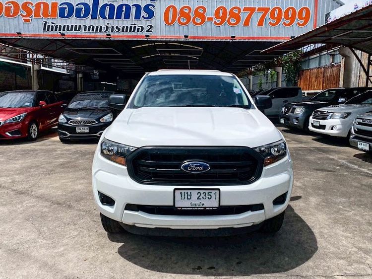 Ford Ranger 2019 2.2 Hi-Rider XL Plus Pickup ดีเซล ไม่ติดแก๊ส เกียร์ธรรมดา ขาว รูปที่ 2