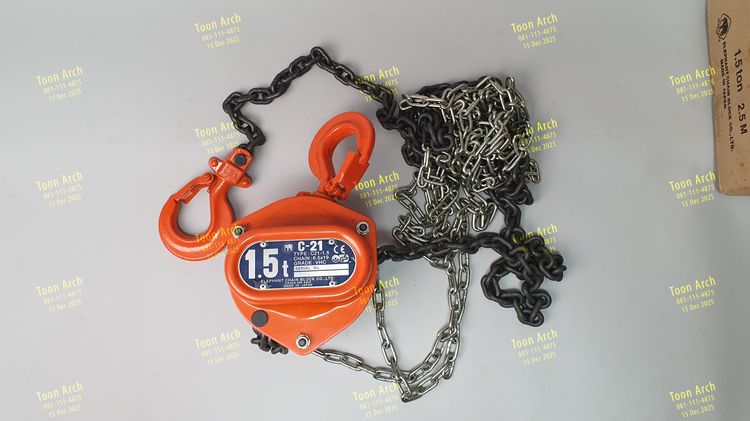 รอกโซ่มือ ELEPHANT C-21 ขนาด 1.5 ตัน รูปที่ 10