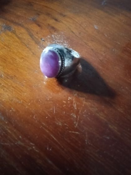 แหวนเงินแท้ หัวทับทิมแท้ พม่า รูปที่ 2