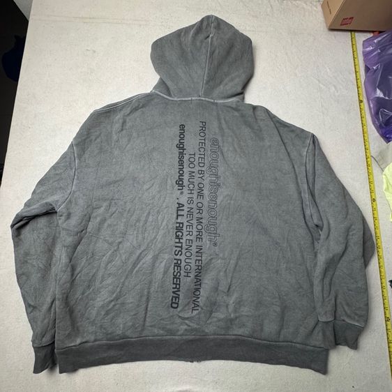 เสื้อ​คลุม​ Sweater​ Hood Enoughisenough Street Size 1  รูปที่ 7