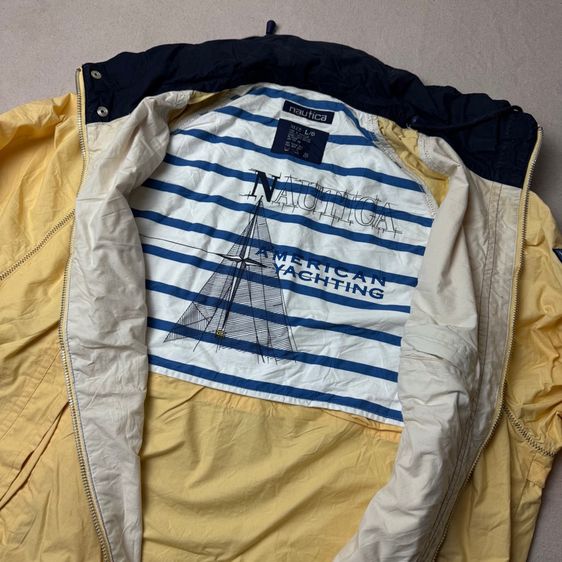 เสื้อ​คลุม​​ Nautica​ 90s งานหล่อมาก Size L รูปที่ 14