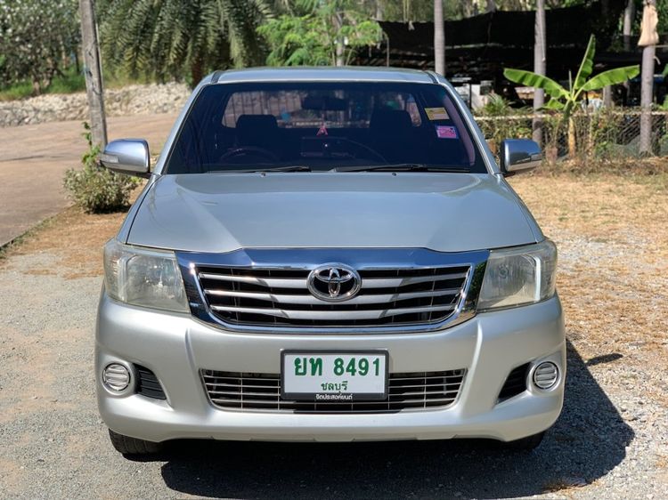 Toyota Hilux Vigo Champ 2012 Smart Cab 2.7 J Pickup เบนซิน เกียร์ธรรมดา เทา รูปที่ 3