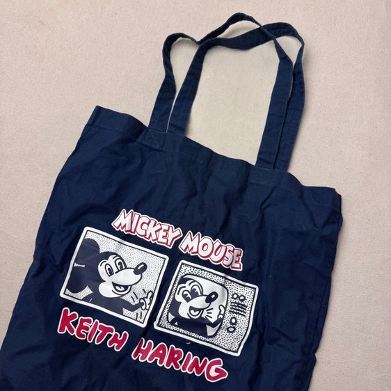 กระเป๋าถือ​ Uniqlo x Keith Haring Mikey mouse Size F​  รูปที่ 2