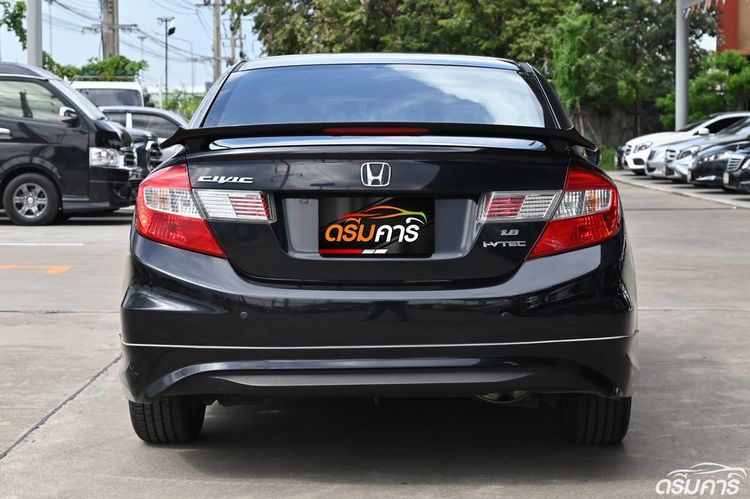 Honda Civic 2012 1.8 E i-VTEC Sedan เบนซิน ไม่ติดแก๊ส เกียร์อัตโนมัติ ดำ รูปที่ 4