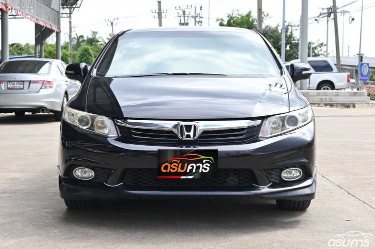 Honda Civic 2012 1.8 E i-VTEC Sedan เบนซิน ไม่ติดแก๊ส เกียร์อัตโนมัติ ดำ รูปที่ 2