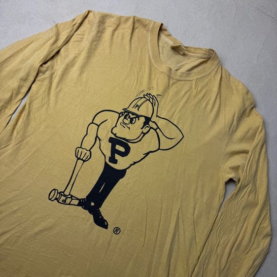 เสื้อยืดแขนยาว P ผ้าฝอก ใส่ดีมาก Size M รูปที่ 2