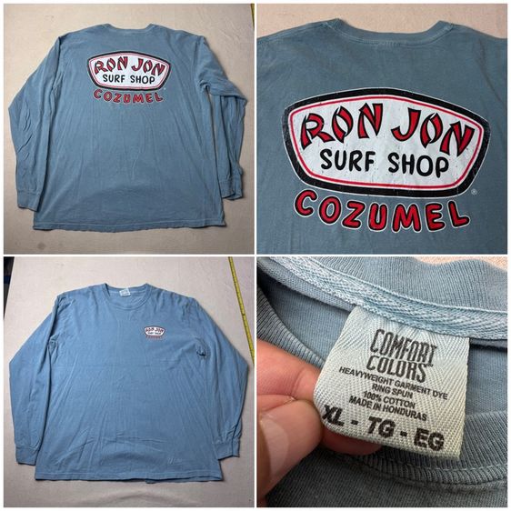 เสื้อยืดแขนยาว Ron Jon Surf Shop ผ้าฝอก Size XL​
