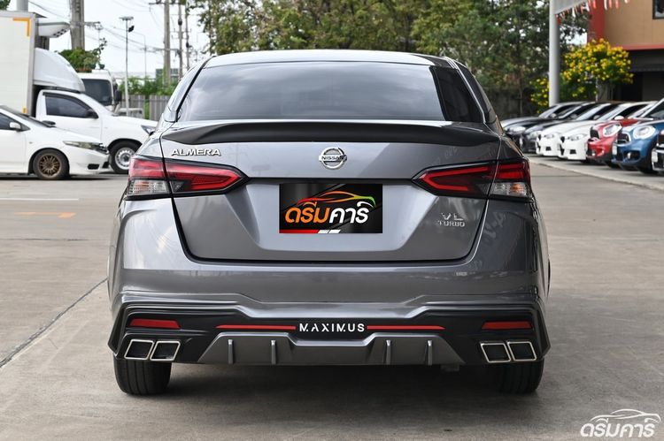 Nissan Almera 2021 1.0 VL Sedan เบนซิน ไม่ติดแก๊ส เกียร์อัตโนมัติ เทา รูปที่ 4