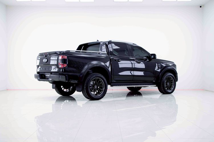 Ford Ranger 2023 2.0 Bi-Turbo Hi-Rider Wildtrak Pickup ดีเซล ไม่ติดแก๊ส เกียร์อัตโนมัติ ดำ รูปที่ 4