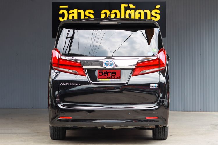 Toyota Alphard 2018 2.5 HV G F-Package 4WD Van เบนซิน ไม่ติดแก๊ส เกียร์อัตโนมัติ ดำ รูปที่ 3