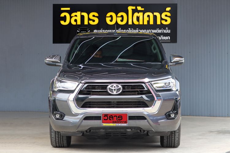 Toyota Hilux Revo 2022 2.4 Prerunner Mid Pickup ดีเซล ไม่ติดแก๊ส เกียร์ธรรมดา เทา รูปที่ 2