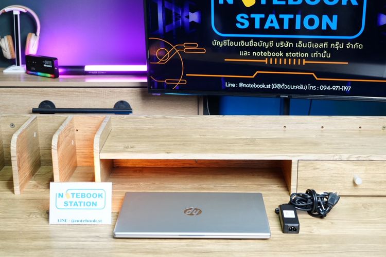 Hp 15 Ryzen3-7320U Ram8 SSD256 จอ15.6 FHD IPS สเปคทำงานทั่วไป  ดีไซน์บางเบา เครื่องสวยพร้อมประกันศูนย์2026 ขายเพียง 8,990.- เท่านั้น รูปที่ 9