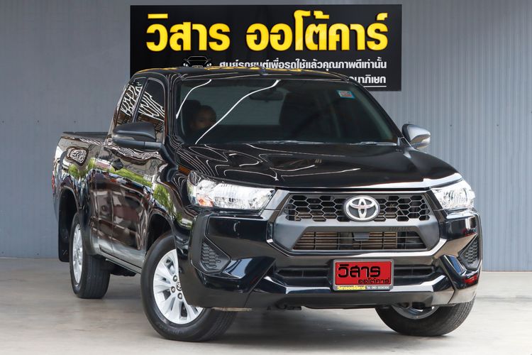 Toyota Hilux Revo 2024 2.4 Z Edition Entry Pickup ดีเซล ไม่ติดแก๊ส เกียร์ธรรมดา ดำ