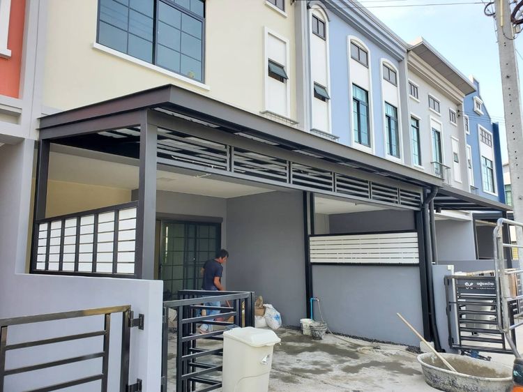 รับทำกันสาด หลังคาโรงจอดรถ (เมทัลชีท PU ไวนิล) โซนพระราม 2 บางมด ทุ่งครุ กรุงเทพ ประเมินหน้างานฟรี รูปที่ 7