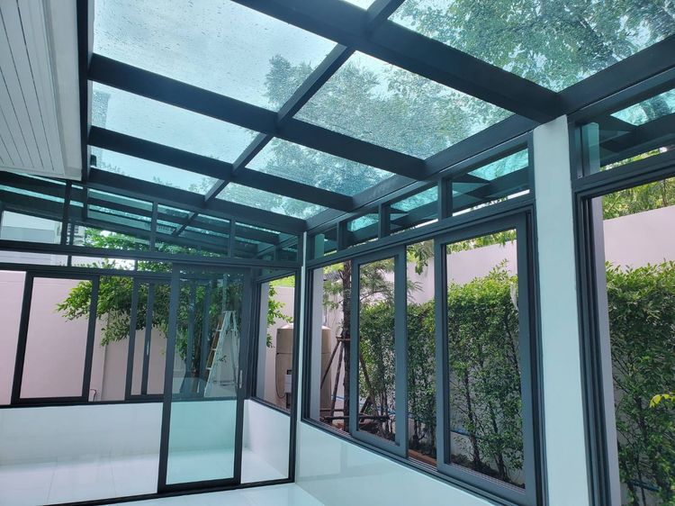 รับทำกันสาด หลังคาโรงจอดรถ (เมทัลชีท PU ไวนิล) โซนพระราม 2 บางมด ทุ่งครุ กรุงเทพ ประเมินหน้างานฟรี รูปที่ 6