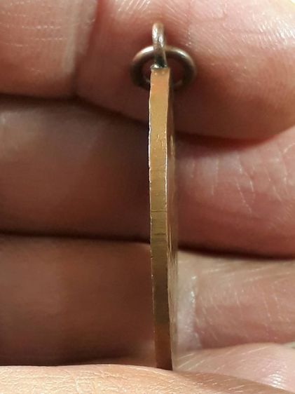 เหรียญหลวงปู่ขาว วัดหลักสี่ กรุงเทพฯ รุ่นแรก ปี2469 เนื้อทองแดงหูเชื่อมขอบกระบอกสภาพยังสวย รูปที่ 4