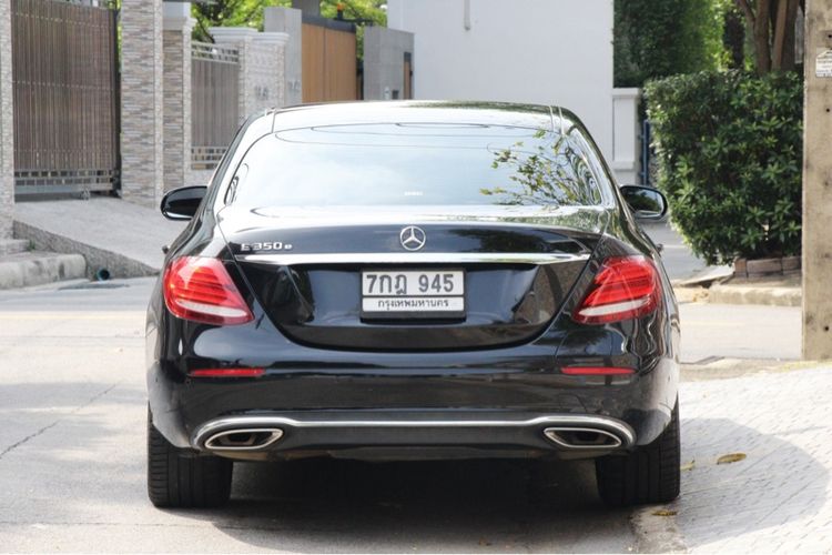 Mercedes-Benz E-Class 2017 E350 Sedan ปลั๊กอินไฮบริด (PHEV) เกียร์อัตโนมัติ ดำ รูปที่ 4