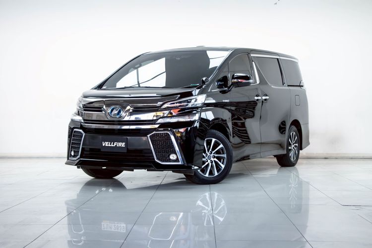 รถ Toyota Vellfire 2.5 Hybrid ZR G Edition E-Four 4WD สี ดำ