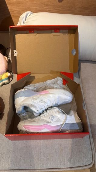 รองเท้าผ้าใบ ชมพู หนัง PU UK 5.5 | EU 38 2/3 | US 7 รองเท้าแบดมินตันผู้หญิง Kumpoo