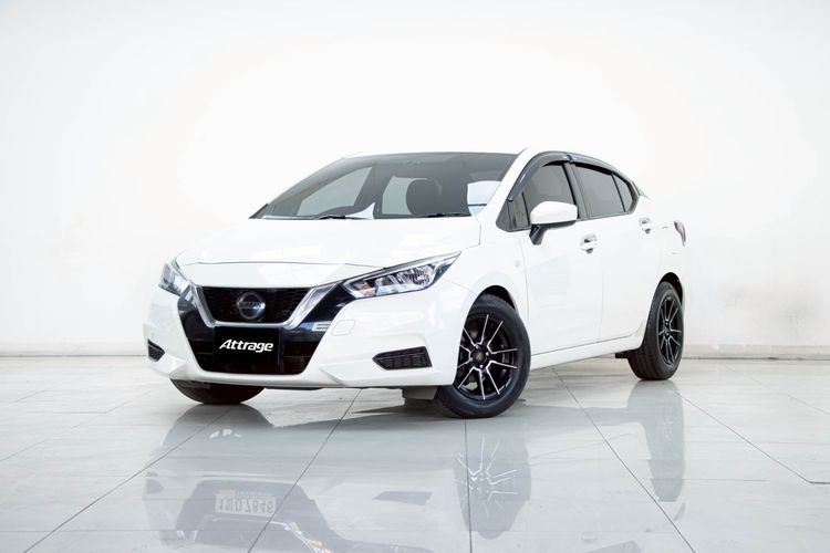 รถ Nissan Almera 1.0 EL สี ขาว