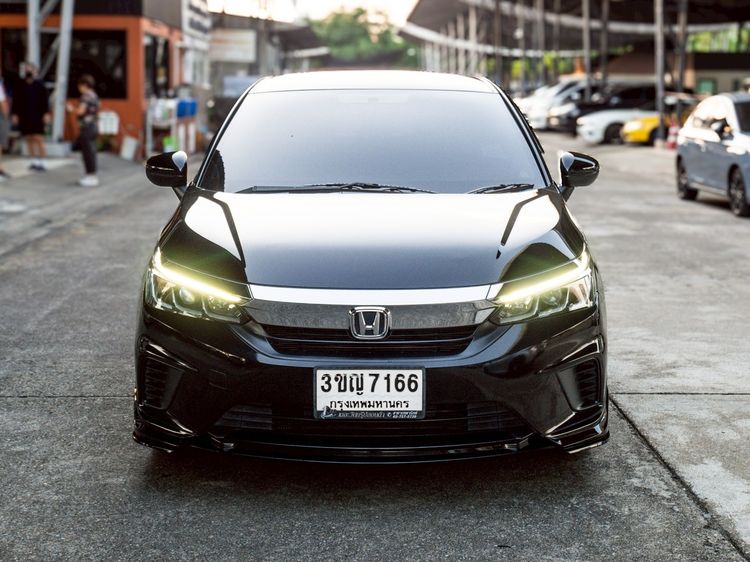 Honda City 2022 1.0 S Sedan เบนซิน ไม่ติดแก๊ส เกียร์อัตโนมัติ ดำ รูปที่ 2