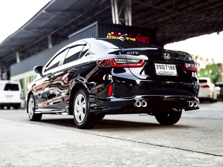 Honda City 2022 1.0 S Sedan เบนซิน ไม่ติดแก๊ส เกียร์อัตโนมัติ ดำ รูปที่ 4