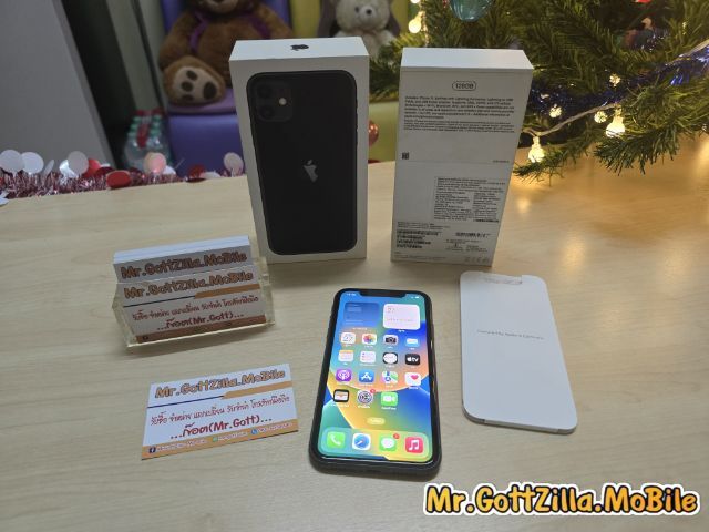 iPhone 11 128 GB แบตเตอรี่ 95 เปอร์เซ็นต์ เครื่อง HN