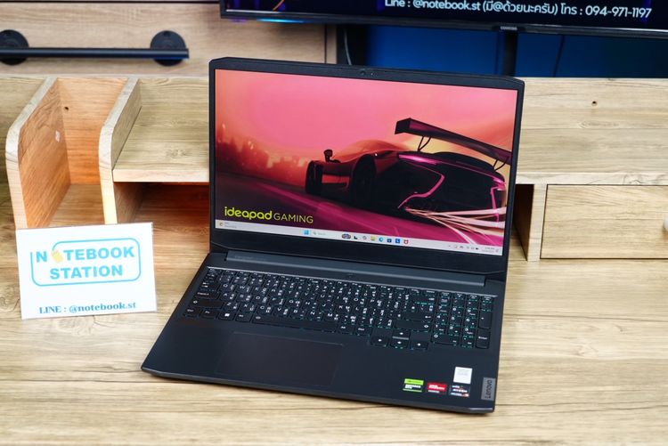 Lenovo IdeaPad Gaming 3 Ryzen5-5500H RAM16 RTX2050(4GB) 512GB M.2 จอ15.6 FHD 144Hz สเปคเกมมิ่ง คีย์บอร์ดไฟสีRGB เครื่องพร้อมใช้งาน ราคาเพียง รูปที่ 4