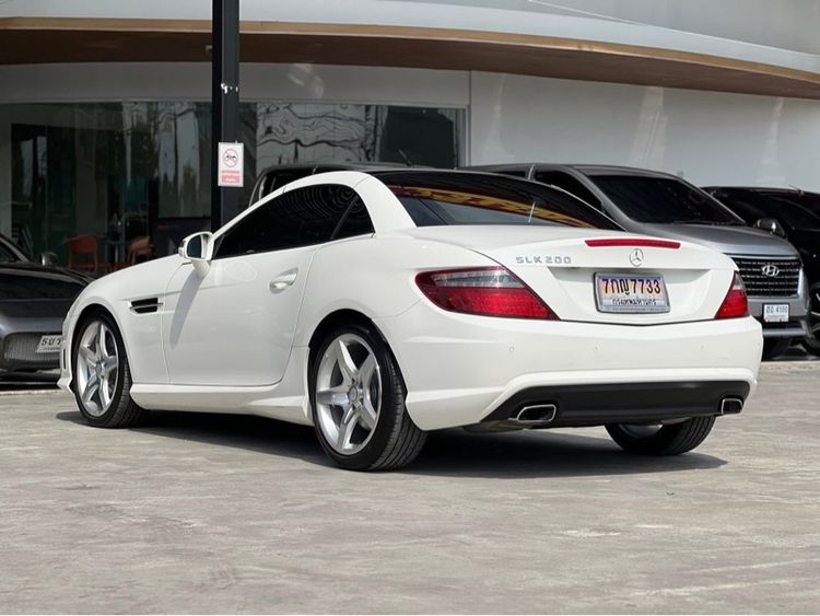 Mercedes-Benz SLK-Class 2014 SLK200 Kompressor AMG Sedan เบนซิน ไม่ติดแก๊ส เกียร์อัตโนมัติ ขาว รูปที่ 4